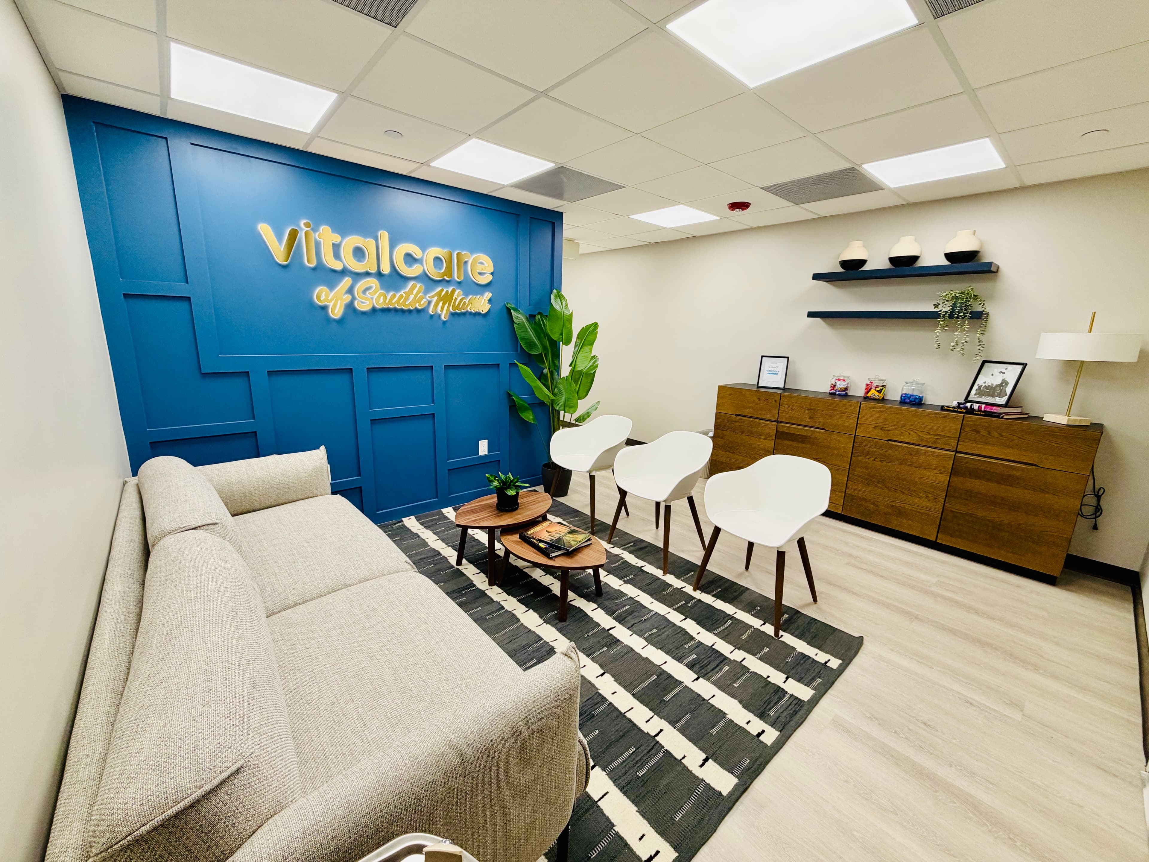 Vital Care of South Miami reception area